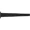 Ekena Millwork 2 1/2"W x 36"D Countertop Island Steel Heavy Duty Bracket w/ Flange, Powder Coated Black BKTM02X36IBPBL - alternate 8